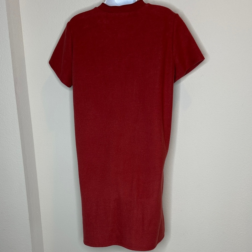 Copper Key Red Mini Dress - Picture 3 of 3